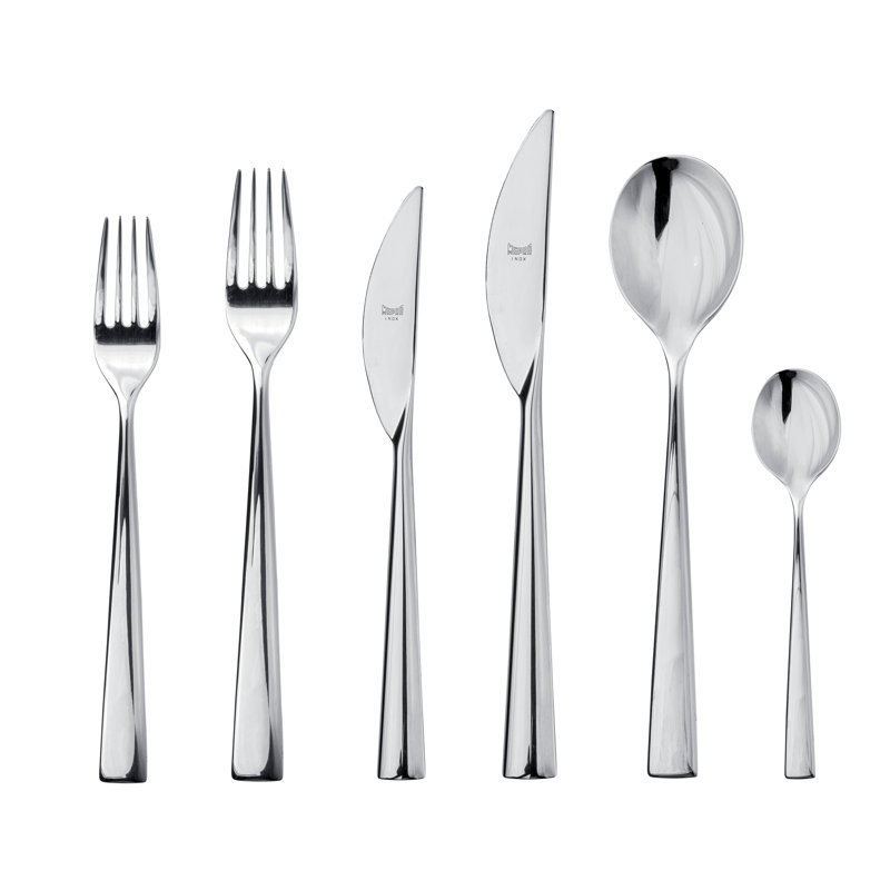Energia 36 - Piece Stainless Steel Flatware Set - Service for 6