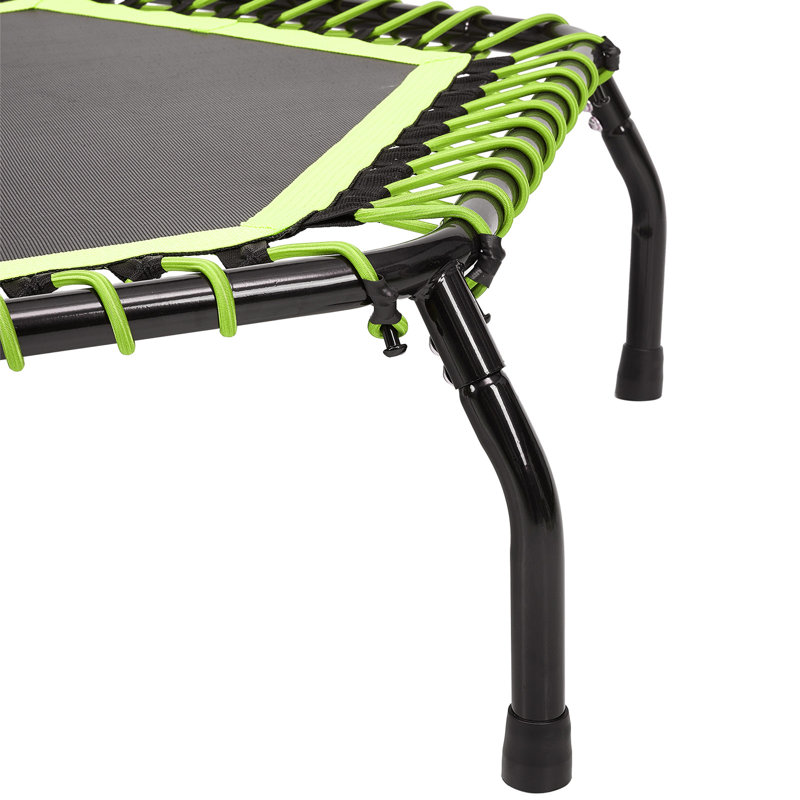 Freeport Park ft Hexagon Backyard Trampoline, Black/Green