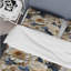 Crème délicate dentelle fleur botanique - ensemble de housse de couette floral - microfibre de polyester-1855401648