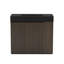 Meuble-lavabo de 36 po avec lattes en chêne fumé, grande capacité de rangement, surface imperméable, assemblage Kd, grain facile à installer, cuve en quartz noir, ajustement intérieur multi-styles, contreplaqué de catégorie E1, doux