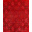 Overdyed Hand-Knotted Wool Modern-Contemporary Pink Area Rug 8' 1" x 10' 5"