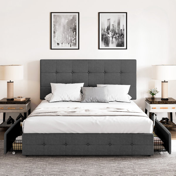 Latitude Run® Laterius Upholstered Storage Bed | Wayfair