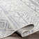 Tapis bleu marine / gris Anabella