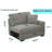 Chenille Modular 12-piece Oversized Reversible Corner Sectional-102507336