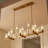 Fedler 13-Light Linear Chandelier in Warm Brass