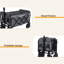 Chariot utilitaire extensible à double couche avec 100% d'espace supplémentaire - chariot d'épicerie 225Lbs pour le camping-125828969