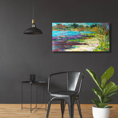 Red Barrel Studio® 'Wekiva Sand Lake' by St. Hilaire Elizabeth, Acrylic Glass Wall Art, ACR-34834