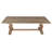 Amaro Pine Solid Wood Top Dining Table