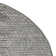 Exley Vintage Leather Hand Woven Leather/Cotton Geometric Rug in Grey