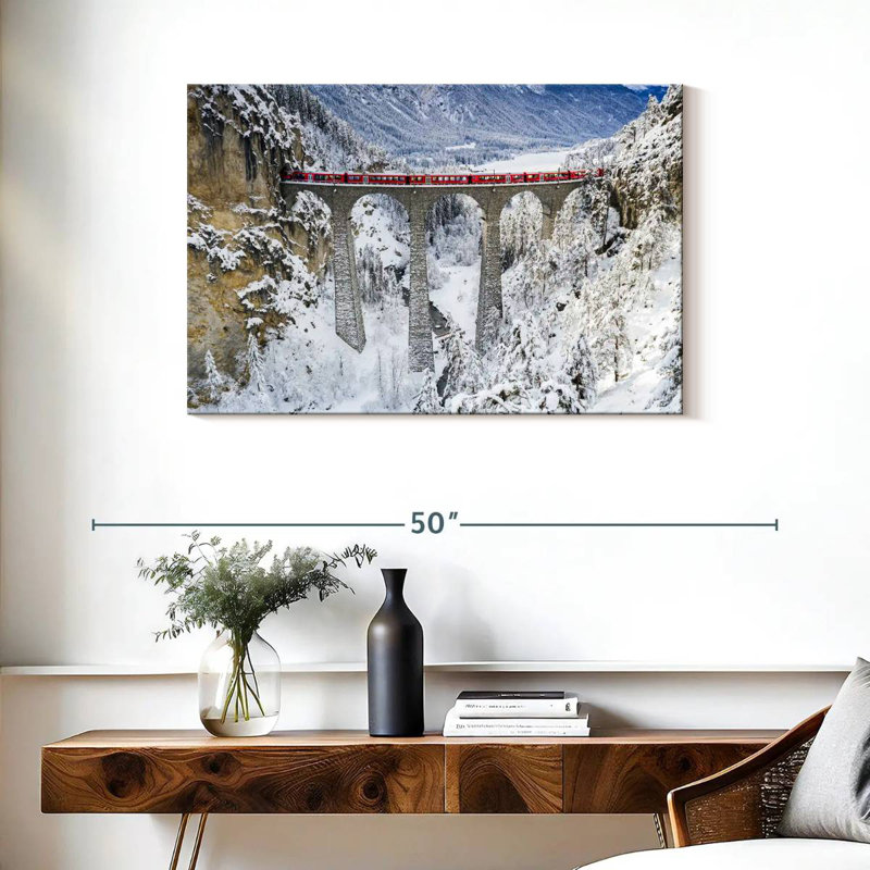 Viaduc Kavia Snowy Landwasser, H 24 po x l 36 po