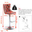Tabouret pivotant à hauteur réglable Hukam-273616016-273616017