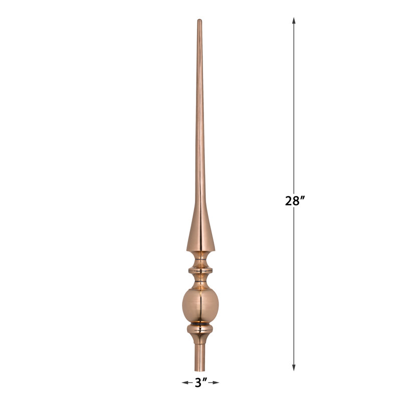 Piquet de jardin simple bal Delarosa, 28"