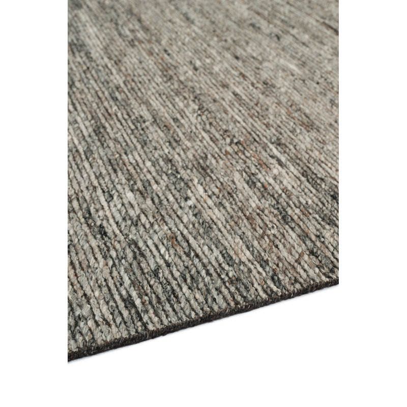 The Rug Company Rove Area Rug, Charcoal, Rectangle 6' x 9'