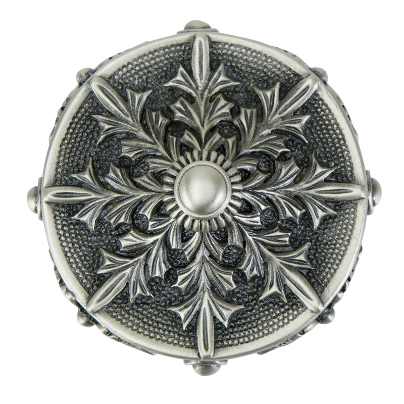NANTUCKET KNOB, SILVER, 1.625, 1.625