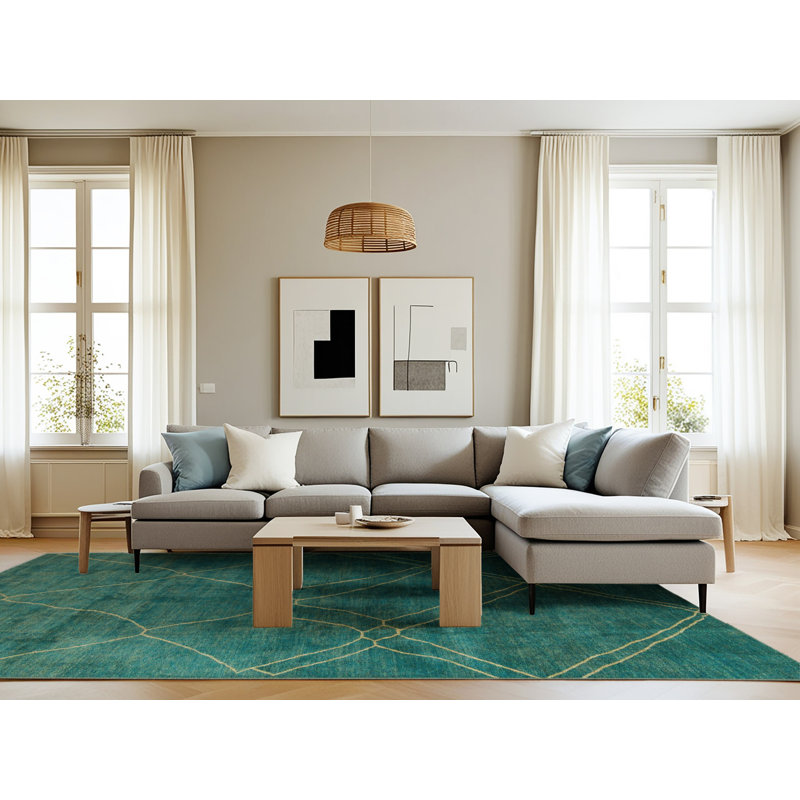Ameiyah Abstract Indoor Rug, Rectangle 8' x 12'