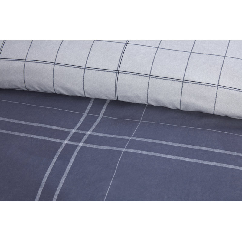 Reeca Microfiber Duvet Cover with Pillowcases Included, Single Duvet Cover + 1 Standard Pillowcase