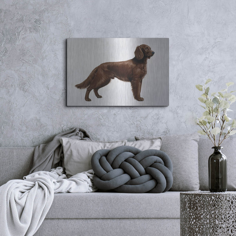 «Irish Setters» par Harro Maass, H 24 po x l 36 po