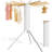 Tripod Clothes Drying Rack - Foldable, Space-Saving With 16 Rods-110851961-110851960