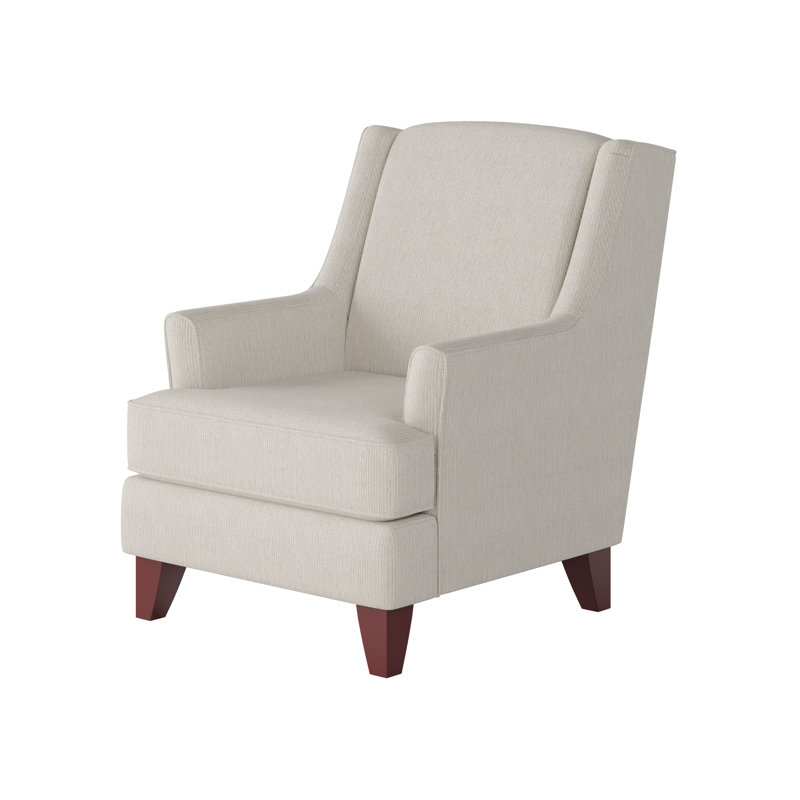 Venton Upholstered Accent Chair, Truth or Dare Salt Polyester