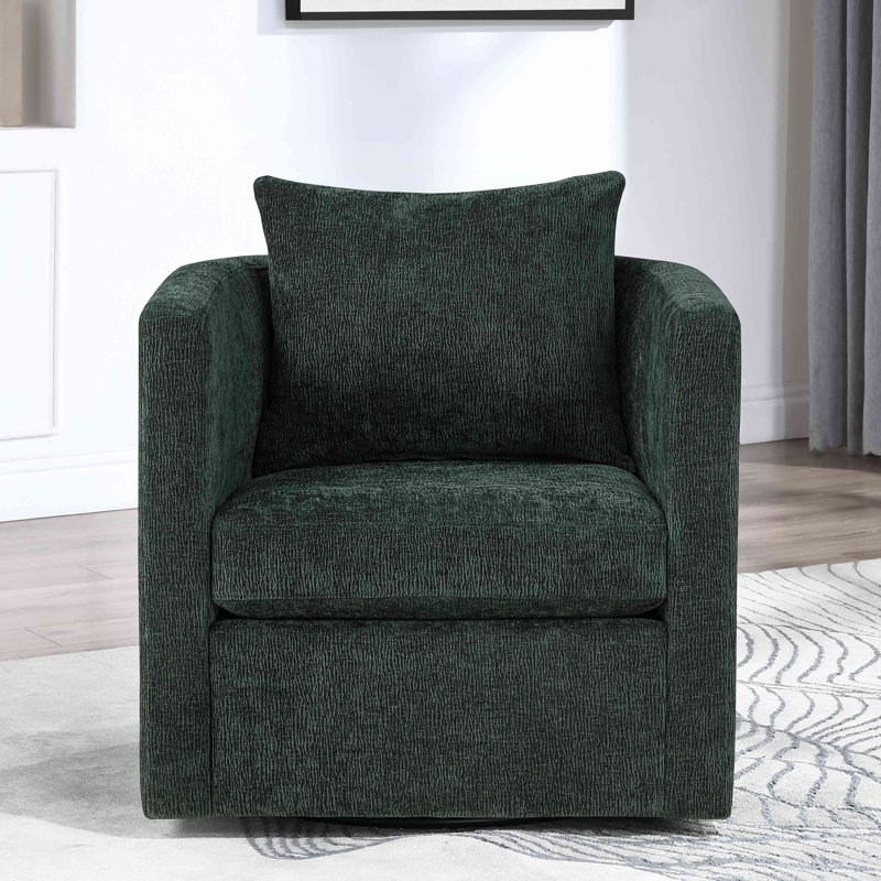 Fauteuil demi-tonneau Sutton, Vert