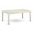9 Piece Dining Set Includes a Rectangle Dining Room Table with Butterfly Leaf and 8 Faux Leather Kitchen Chairs, Linen White-1077076159
