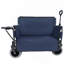 Chariot pliant 3 en 1 avec banquette et tablette arrière rabattable, capacité de 227 kg (500 lb), idéal pour la plage, avec pneus de 23 x 10 cm (9 x 4 po), bleu foncé-136449050