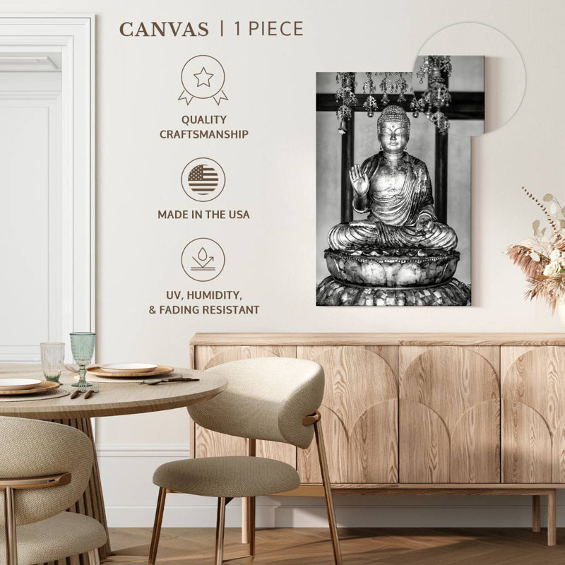 Bouddha japonais II, H 45 po x l 30 po