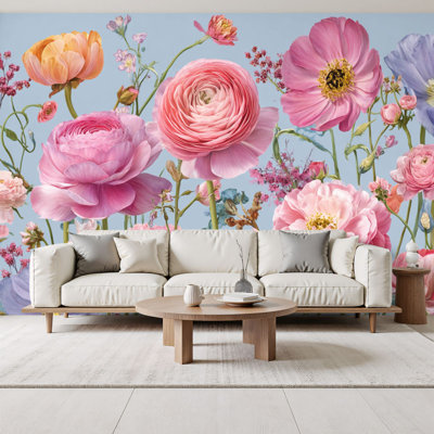 Papier peint adhésif style campagne Farmhouse Nature