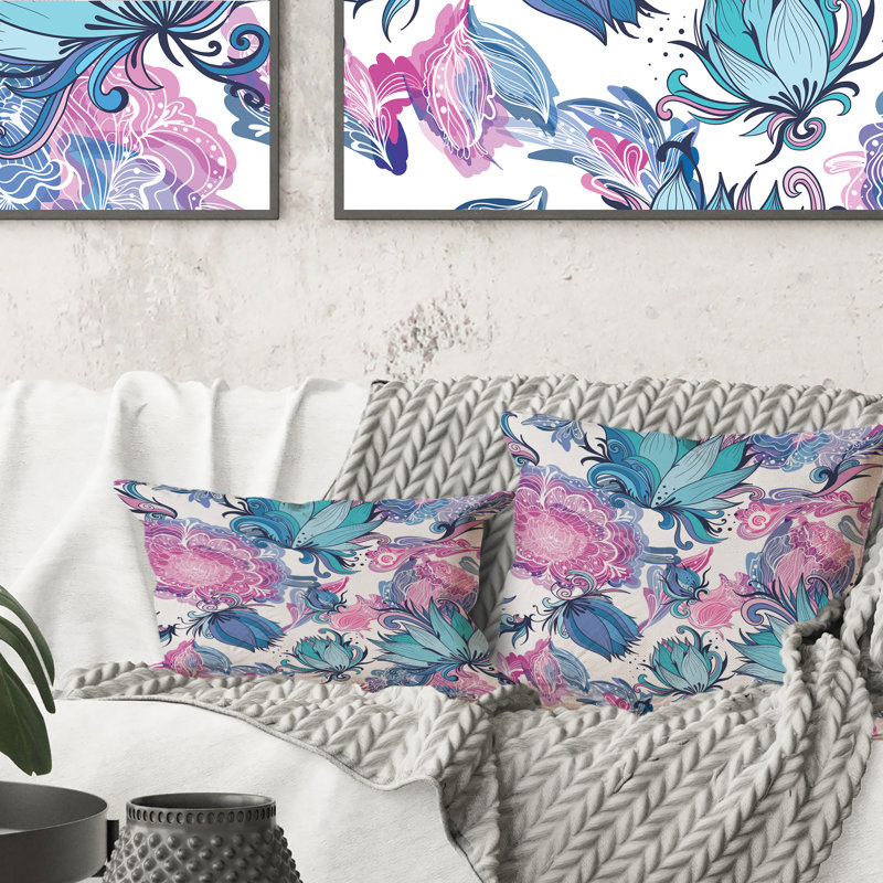 Coussin décoratif à motif floral Elegant Elegant