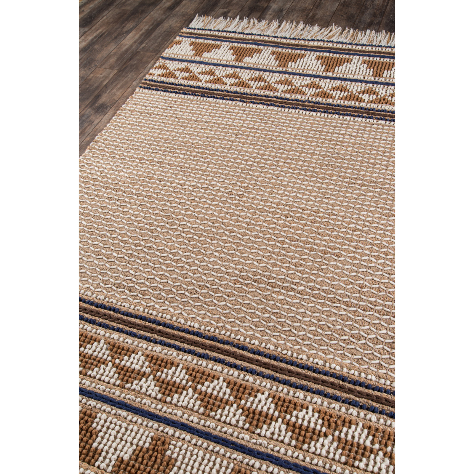 Alberta Handmade Rug, Rectangle 6' x 9'