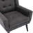 Tufted Upholstered Wide Back Armchair（Set of 2）-412486729