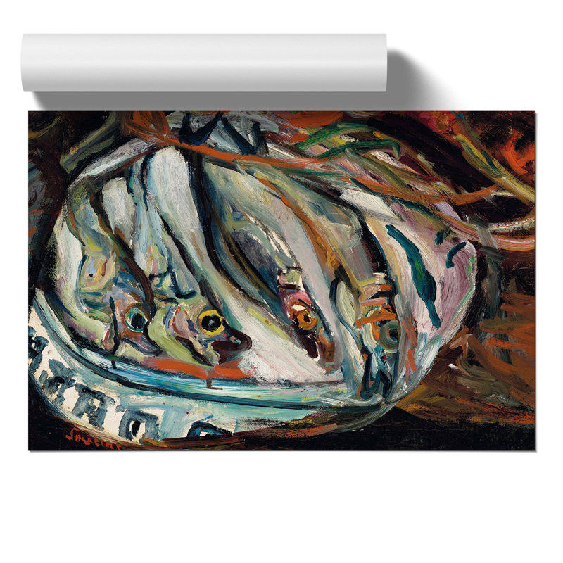 Dead Fish by Chaim Soutine - Frameless Print, 42cm H x 59cm W x 0.1cm D
