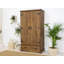 Broussard 2 Door Solid Wood Wardrobe