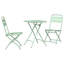 Square 3 - Piece 2 - Person 55Cm L Outdoor Bistro Set-117955449