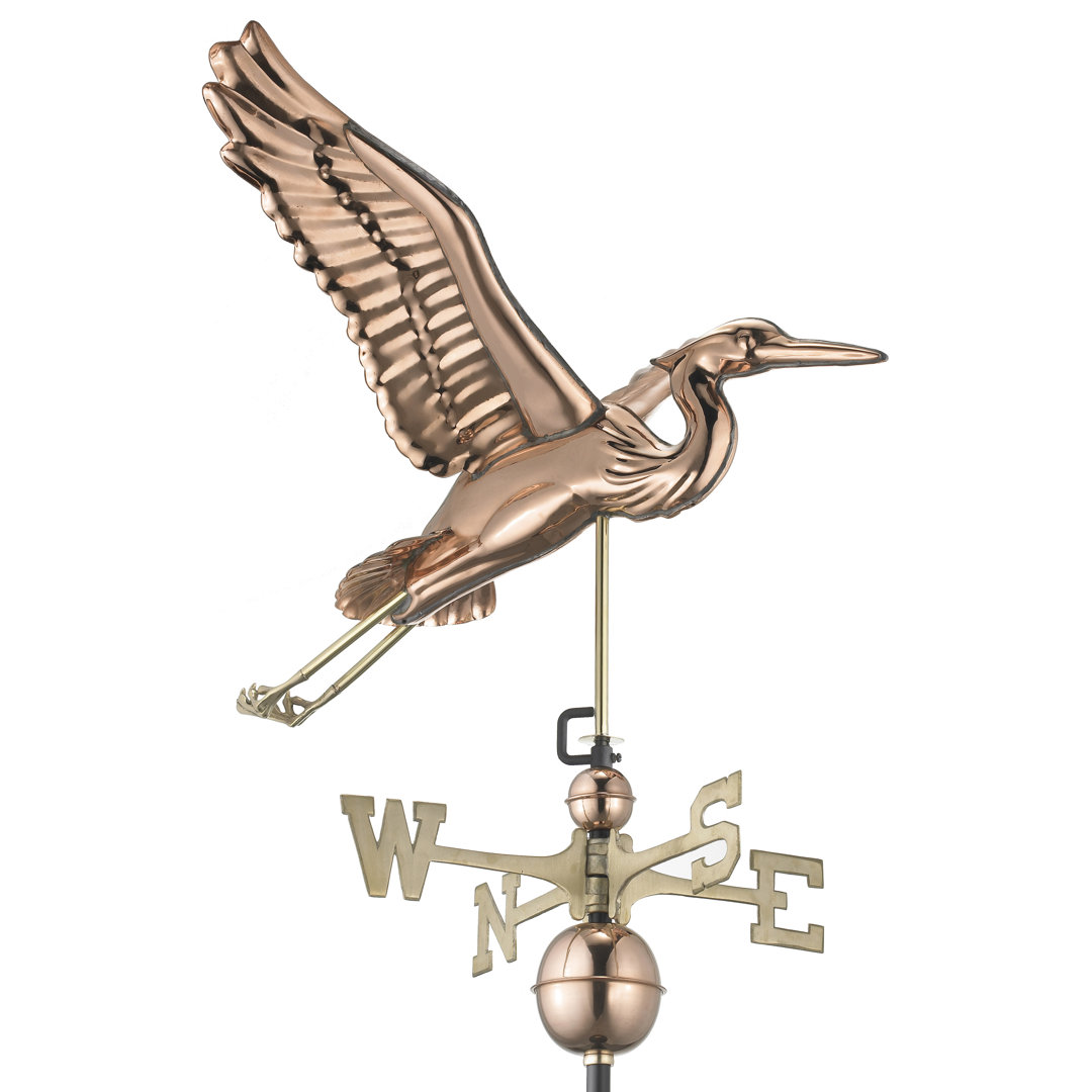 Heron Weathervane Good Directions 
