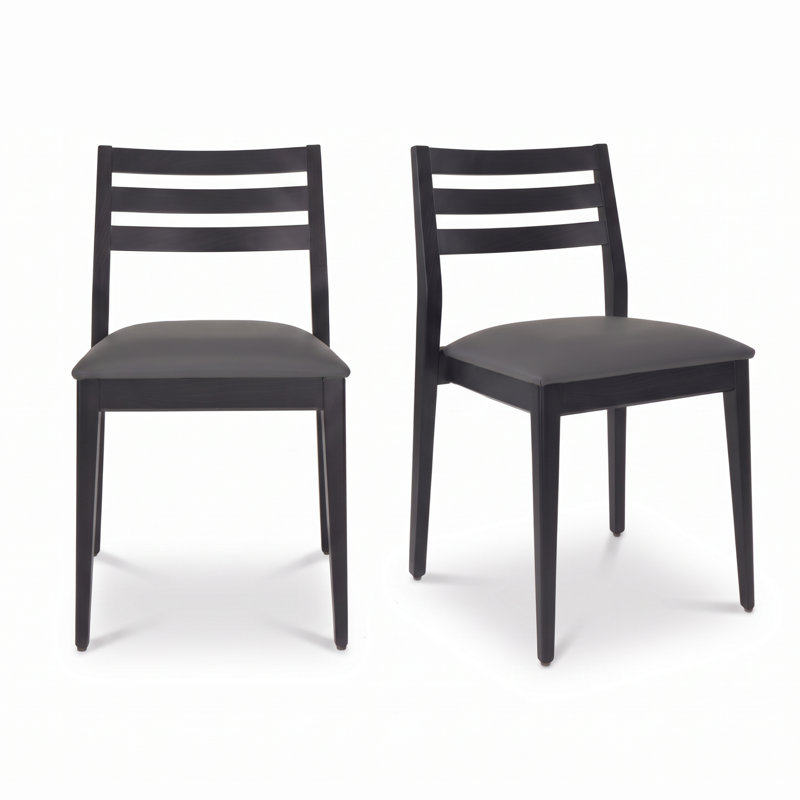 Chaise Estes, Gris, Chêne