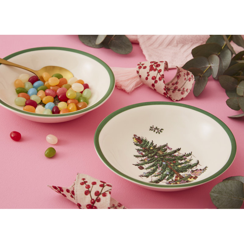 Spode Christmas Tree Cereal/Oatmeal Bowl 5.5"