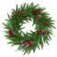 Real Touch Wind River Fir With Glittered Pinecones Artificial Christmas Wreath - 24" - Unlit