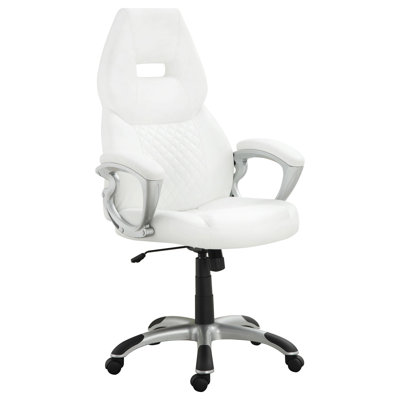 Fauteuil de direction en cuir véritable Robichaud