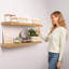  Tablettes flottantes en bois massif, tablettes en bois pour le rangement mural-1774327853-1773066633