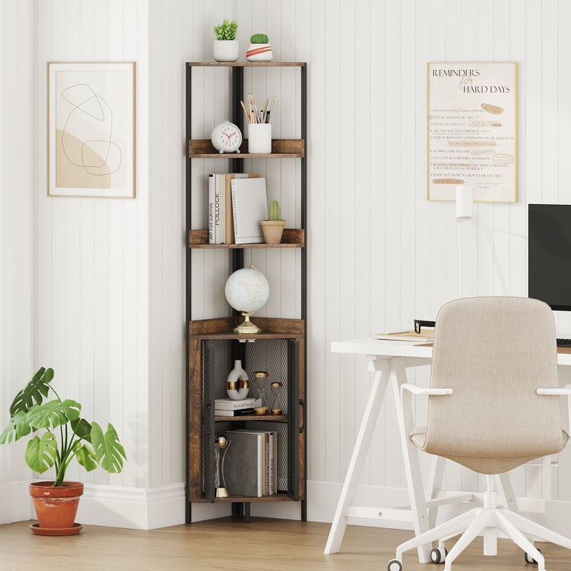170cm H x 32cm W Metal Book Cabinet Bookcase