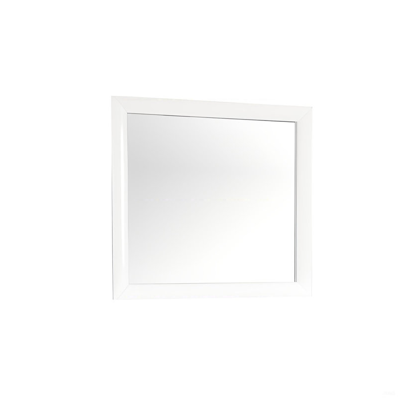 Miroir mural Marilla, Blanc
