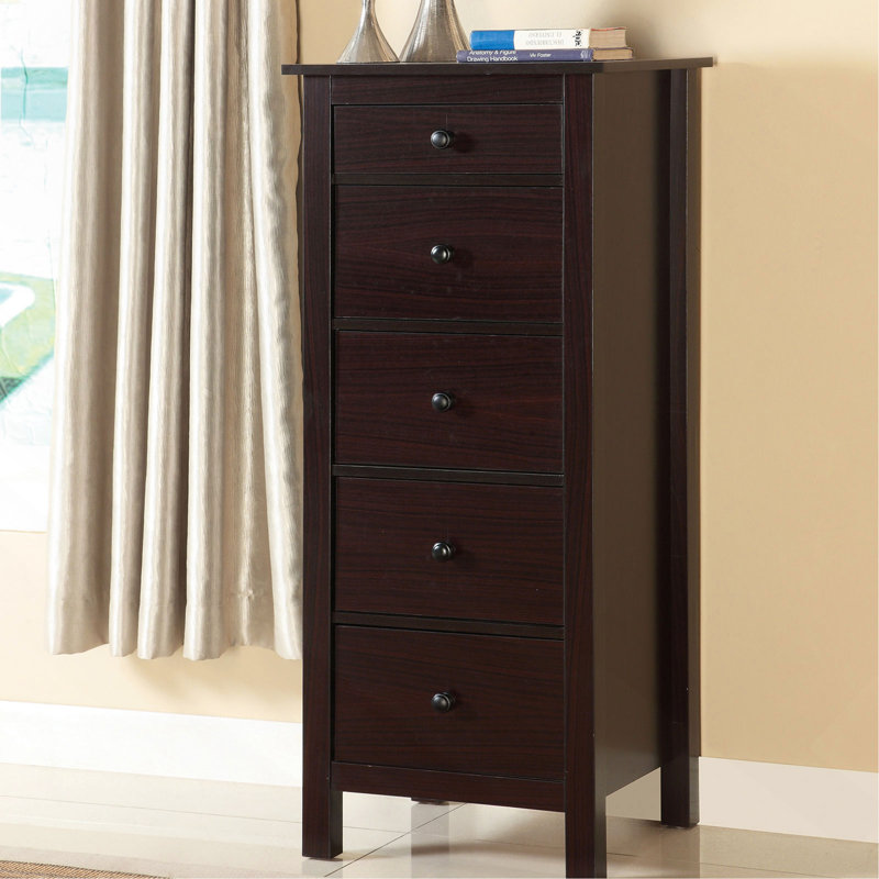 Commode compacte 5 tiroirs Transitional