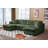 4 Seat U Sectional Couch, 110'' W Corduroy Sofa With Double Chaises-107231872