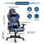 Blue Elephant Reclining and Adjustable Height PC & Racing Game Chair-725646999