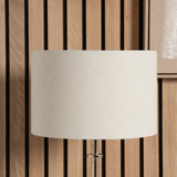 Lino Self Lined Linen Drum Shade
