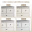 Commode haute 6 tiroirs pour chambre à coucher avec détails à clé de piano et rangement bien dimensionné-134707098