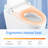 Bidet Toilet With One - Piece Seat, Auto Flush And Open/Close, Heated Seat Adjustable Temperature, Warm Water Wash Dry, Remote Control Function, Sensor Cover, Female Wash, Rear Move Modes, Night