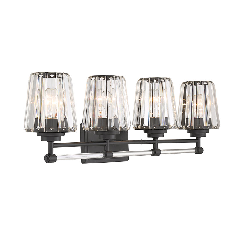 Mattlyn 3-Light Vanity Light in Polished Nickel, 9.5" H x 24" W x 24" D, 3 Lights, Polished Nickel