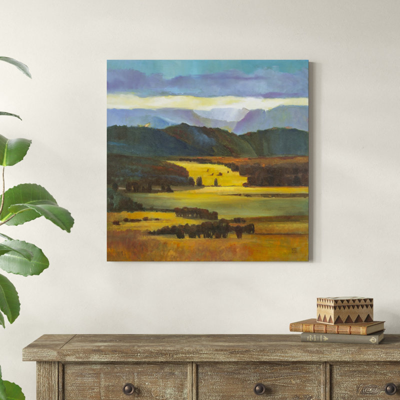 " Mountain Light " by Judith DAgostino, 20" H x 20" W x 1.25" D